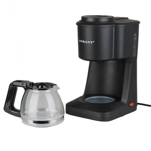 Кофеварка капельная Sokany SK-124 Coffee Maker 950W 600ml эспрессо машина SK124B фото