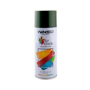 Краска акриловая Winso Spray Темно-зеленый 450мл 880180/544180 фото