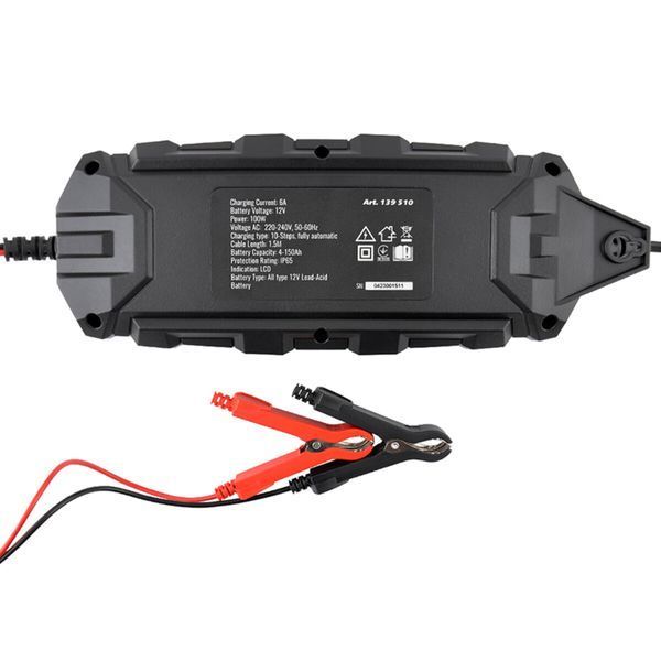 Зарядное устройство АКБ Winso Pro 12В 150А&middot;ч 6А с LCD-экраном 139510 фото