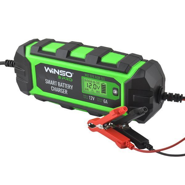 Зарядное устройство АКБ Winso Pro 12В 150А&middot;ч 6А с LCD-экраном 139510 фото