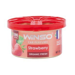 Ароматизатор Winso Organic Fresh Strawberry гелевый 40г 533370 фото