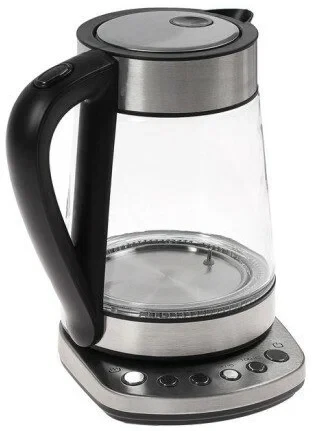 Електрочайник з підсвічуванням Sokany SK-09003 Electric Kettle 2200W 1,7l прозорий чайник SK09003 фото