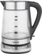 Електрочайник з підсвічуванням Sokany SK-09003 Electric Kettle 2200W 1,7l прозорий чайник SK09003 фото 5