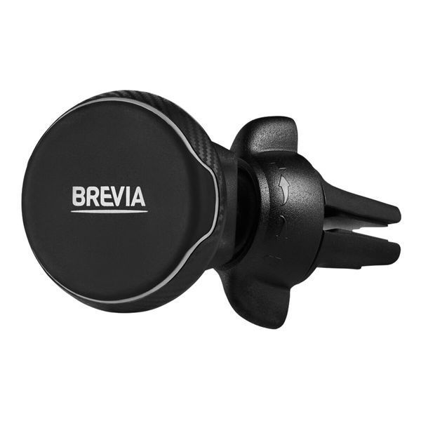 Тримач телефону автомобільний Brevia AirClip MagButton на дефлектор, 4 магніти 48200 фото