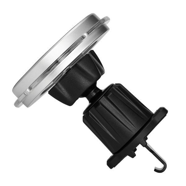 Держатель телефона автомобильный Brevia AirVent Ultra Сrystal MagRING на дефлектор, магнитный Magsafe 48020 фото