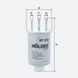 Фільтр паливний Molder Filter KF 336 (WF8268, KL446, WK8293) KF336 фото 3
