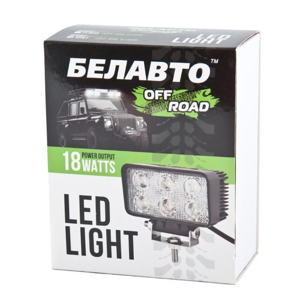 Автолампа светодиодная Belauto Epistar Spot LED (6*3w) BOL0103S фото