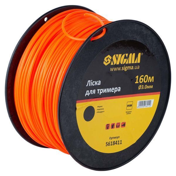 Леска для триммера круг &Oslash;3.0мм 160м катушка SIGMA (5618411) TR5618411 фото