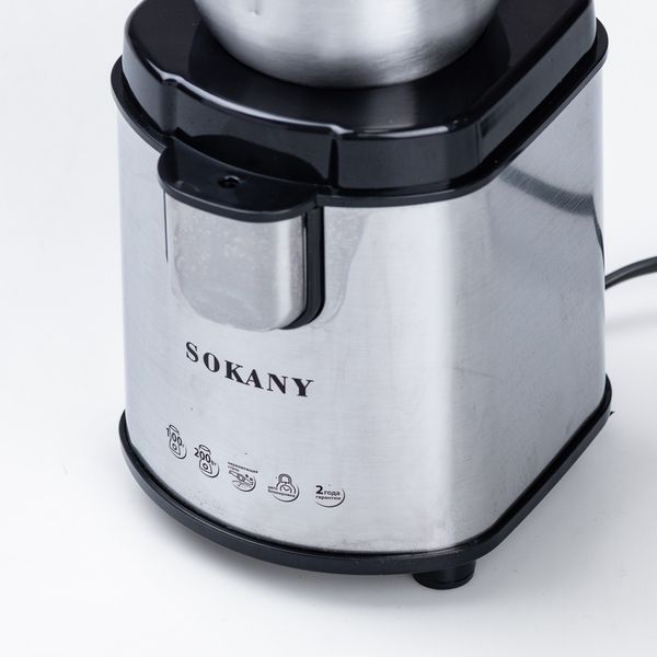 Кавомолка електрична Sokany SK-3020S Coffee Grinder 200W 90g кавоварка для дому SK3020S фото