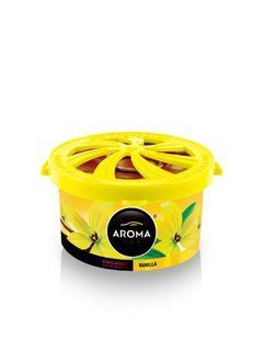 Ароматизатор Aroma Car Organic Green Tea Vanilla гелевый40g 92093 фото