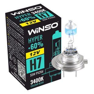 Галогеновая лампа Winso H7 12V 55W PX26d HYPER +60% 712720 фото