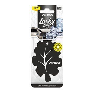 Освіжувач повітря Winso Lucky Leaf, целюлозний ароматизатор, Black Ice 537870 фото