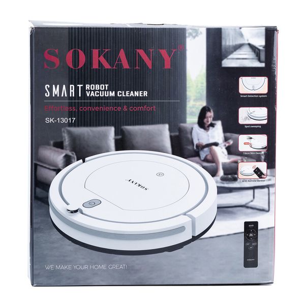 Робот-пилосос Sokany SK13017W Robot Vacuum Cleaner пилосос робот SK13017W фото