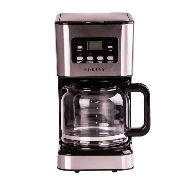 Кофеварка капельная Sokany CM-121E Coffee Maker 950W 1.5l электрокофеварка CM121E фото