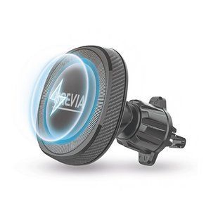 Тримач телефону автомобільний Brevia AirVent Ultra MagCharge 15W з безпровідною зарядкою, на дефлектор 48000 фото