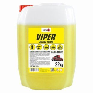 Активна піна Nowax Viper Active Foam концентрат для безконтактної мийки 20л NX20111 фото