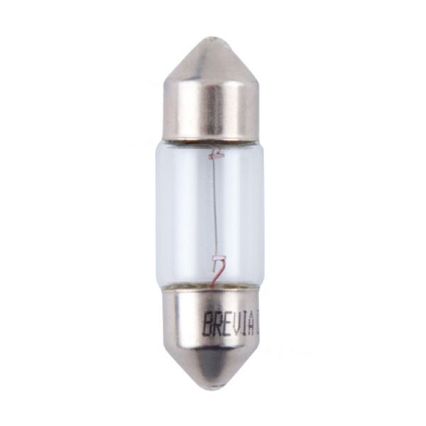 Лампа накаливания Brevia C10W 12V 10W SV8.5 T11x31 CP, 10шт 12313C фото