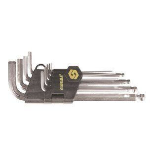 Ключі шестигранні 9шт 1/16-3/8" CrV (середні) SIGMA (4022551) 4022551 фото