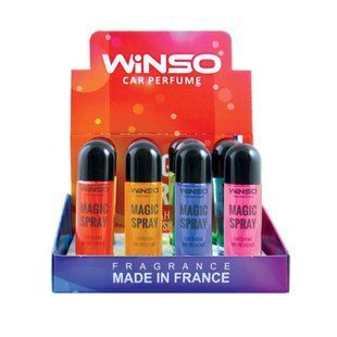 Ароматизатор Winso Magic Spray MIX №1, 30мл, 12шт набір 500027 фото