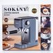 Кофеварка рожковая Sokany Coffee Maker 1.2л эспрессо машина кофеварка для дома SK04001 фото 9