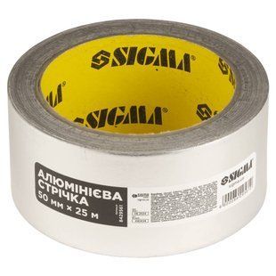 Лента алюминиевая 50мм&times;25м SIGMA (8429561) 8429561 фото