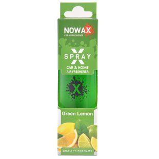 Ароматизатор Nowax X Spray Green lemon в коробці NX07608 фото