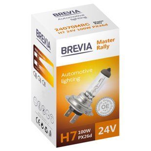 Галогенова лампа Brevia H7 24V 100W PX26d Master Rally CP 24070MRC фото