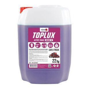 Активна піна Nowax Toplux Nano+Active Foam концентрат для безконтактної мийки 22кг NX20145 фото