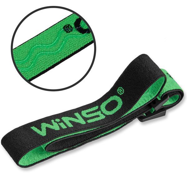Фонарь налобный Winso 250Lm, 5W LED, 850mAh, с сенсором белый/красный 750500 фото
