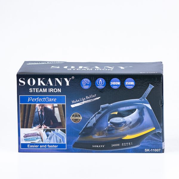 Утюг Sokany SK-11007 Steam Iron 2400W 350ml утюг с паром SK11007 фото