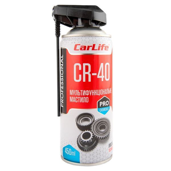 Смазка многофункциональная CarLife CR-40 Multifunctional Lubricant Professional 450мл CF453 фото