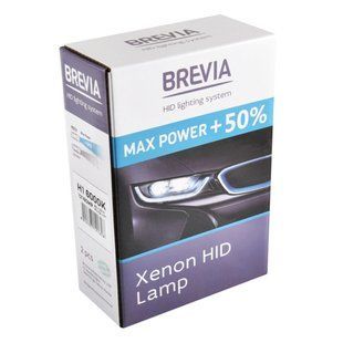 Ксеноновая лампа Brevia H1 +50%, 6000K, 85V, 35W P14.5s KET, 2шт 12160MP фото