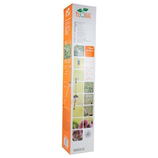 Дождеватель импульсный под коннектор 1/2" + штатив 70-95см FLORA (500312z) 500312z фото