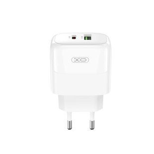 Мережевий зарядний пристрій XO L138 PD30W/QC18W 1USB-A+1USB-C білий XO-L138 фото
