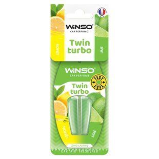 Ароматизатор з подвійною капсулою Winso Twin Turbo - Lemon & Lime 538760 фото