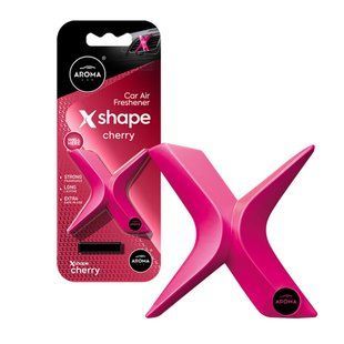 Ароматизатор на дефлектор Aroma Car X Shape 10г - Cherry сухий 10896 фото
