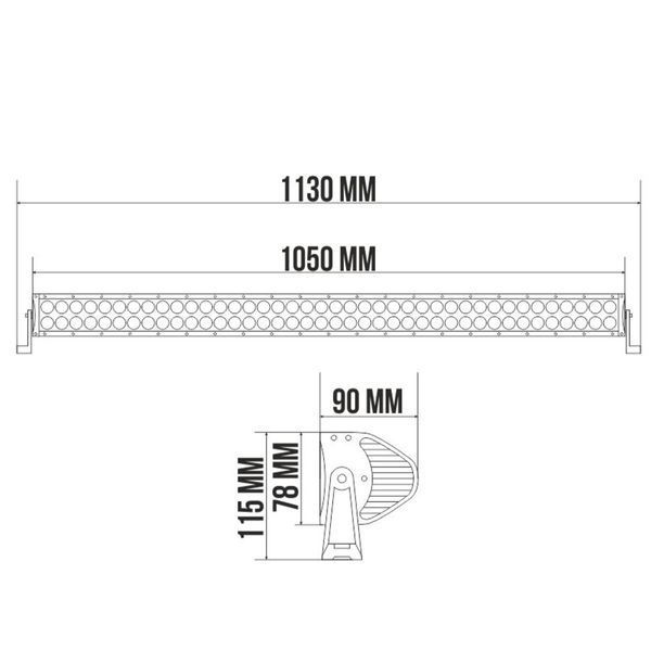 Автолампа світлодіодна Belauto Epistar Spot LED (80*3w) BOL8003S фото