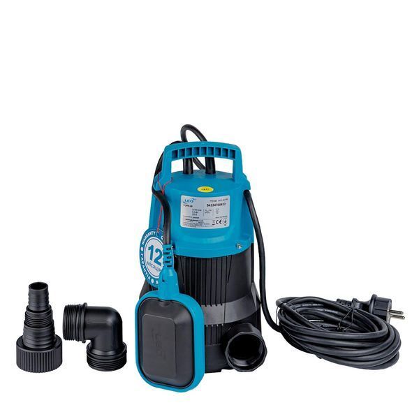 Насос дренажный садовый 0.4кВт Hmax 6м Qmax 150л/мин LEO AKS-401PH (773146) 773146 фото