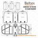Комплект, 3D чехлы для сидений Beltex Montana, grey BX87200 фото 7