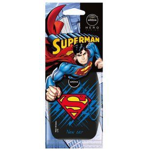 Ароматизатор Aroma Car Superman New Car сухой 92770 фото