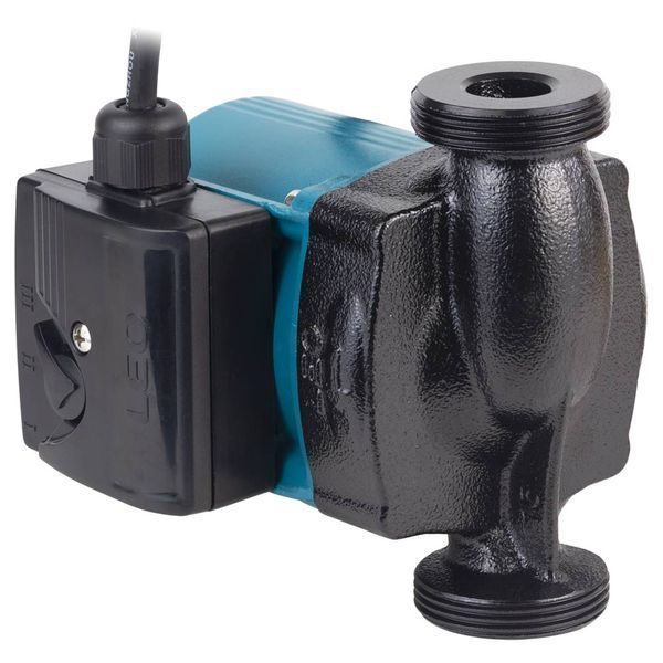 Насос циркуляційний 96Вт Hmax 6м Qmax 58л/хв &Oslash;1&frac12;" 130мм+гайки &Oslash;1" LEO 3.0 LRP25-60/130 (774433) 774433 фото