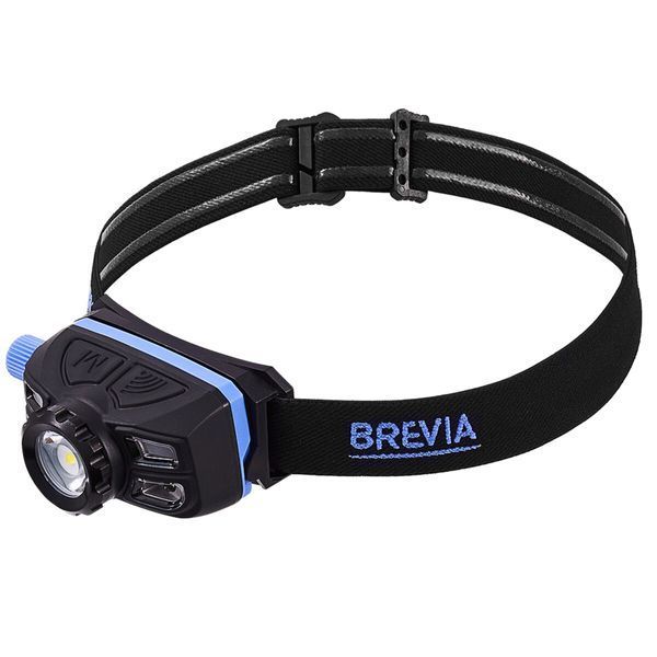 Фонарь налобный Brevia 400Lm, 5W LED, Zoom, Sensor, 1400mAh 14150WZX1 фото