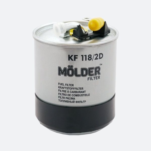 Фильтр топливный Molder Filter KF 118/2D (WF8353, KL228/2D, WK84223X) KF118/2D фото