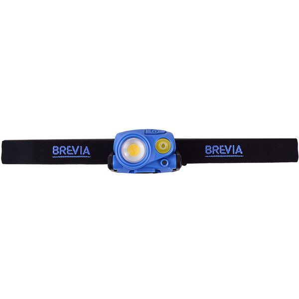 Фонарь налобный Brevia 400Lm+200Lm, 3W+3W COB, 1200mAh 14100WX1 фото