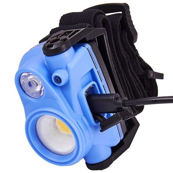 Фонарь налобный Brevia 400Lm+200Lm, 3W+3W COB, 1200mAh 14100WX1 фото