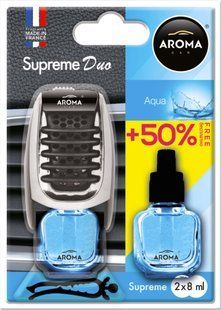 Ароматизатор Aroma Car Supreme Duo Slim Aqua рідкий 7мл 92253 фото