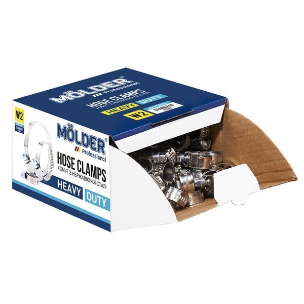 Хомуты Molder 06-10/W2, 9мм, 100шт MA40010 фото