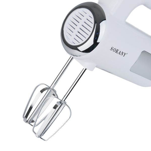 Міксер ручний Sokany SK6640W Hand Mixer Blender 400W міксер занурювальний SK6640W фото