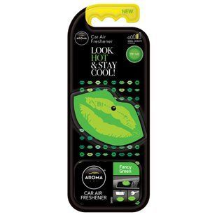 Ароматизатор Aroma Car Lips Fancy Green сухой 92562 фото