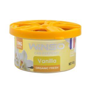 Ароматизатор Winso Organic Fresh Vanilla гелевий 40г 533390 фото